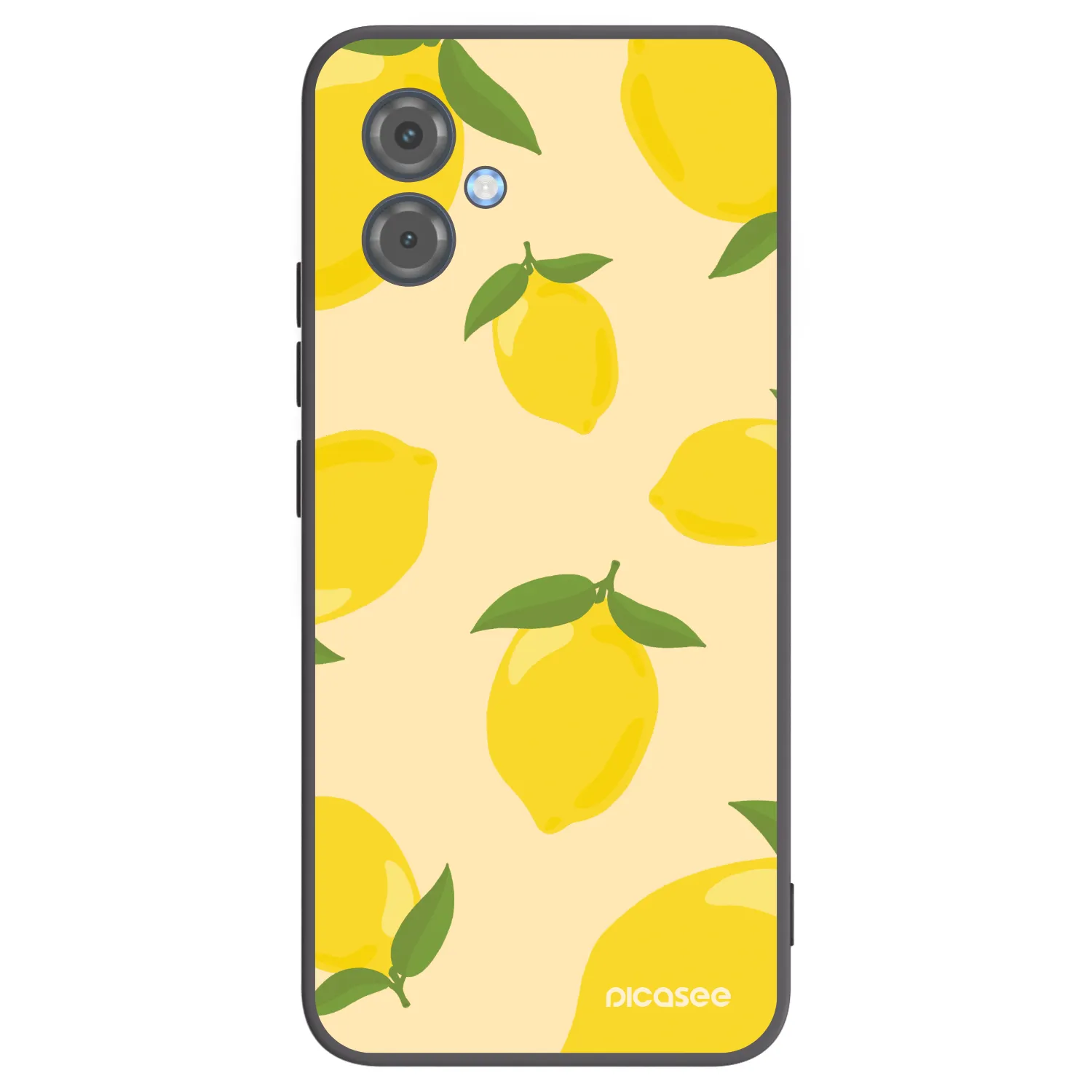 Picasee fekete szilikon tok az alábbi mobiltelefonokra Motorola Moto G14 - Limoncella