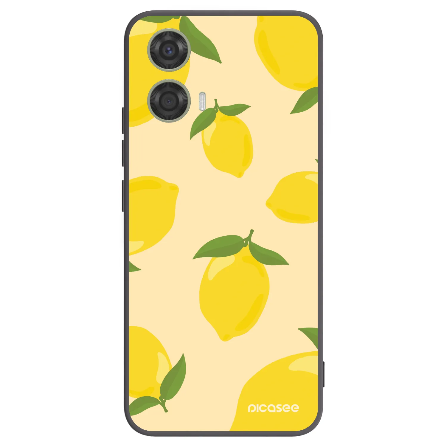 Picasee fekete szilikon tok az alábbi mobiltelefonokra Motorola Moto G24 - Limoncella