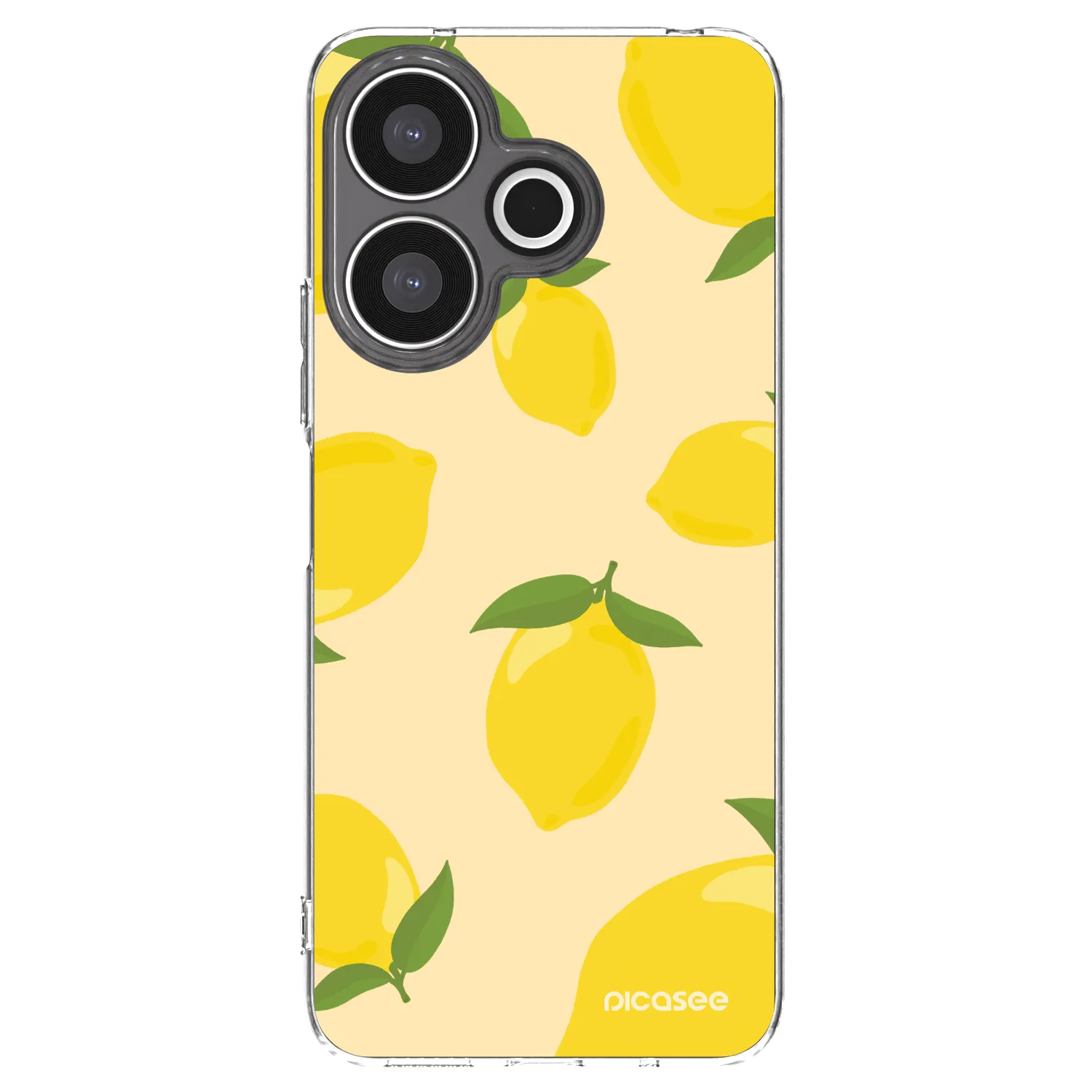 Picasee átlátszó szilikon tok az alábbi mobiltelefonokra Xiaomi Redmi 13 4G - Limoncella