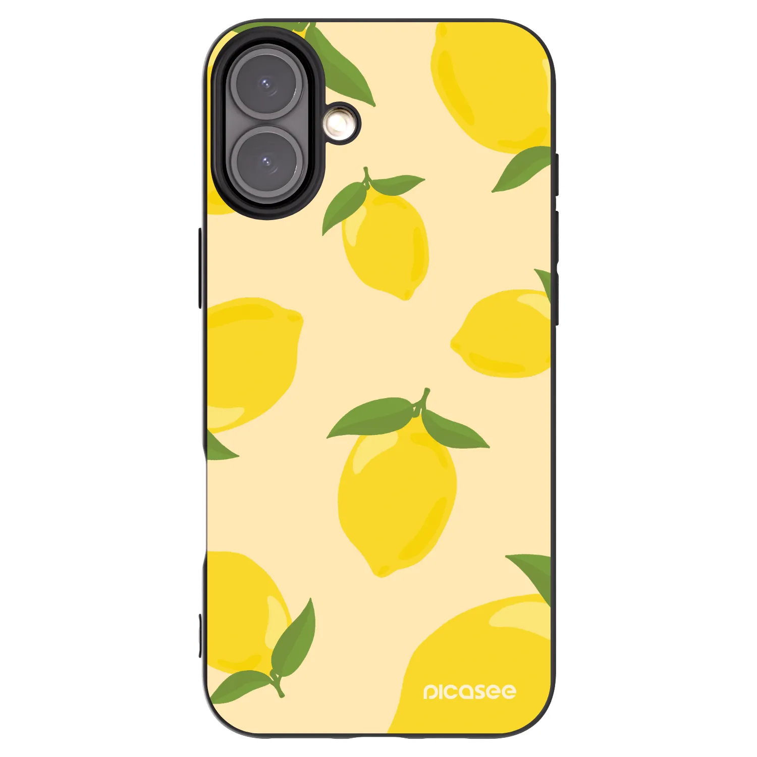 Picasee fekete szilikon tok az alábbi mobiltelefonokra Apple iPhone 16 Plus - Limoncella