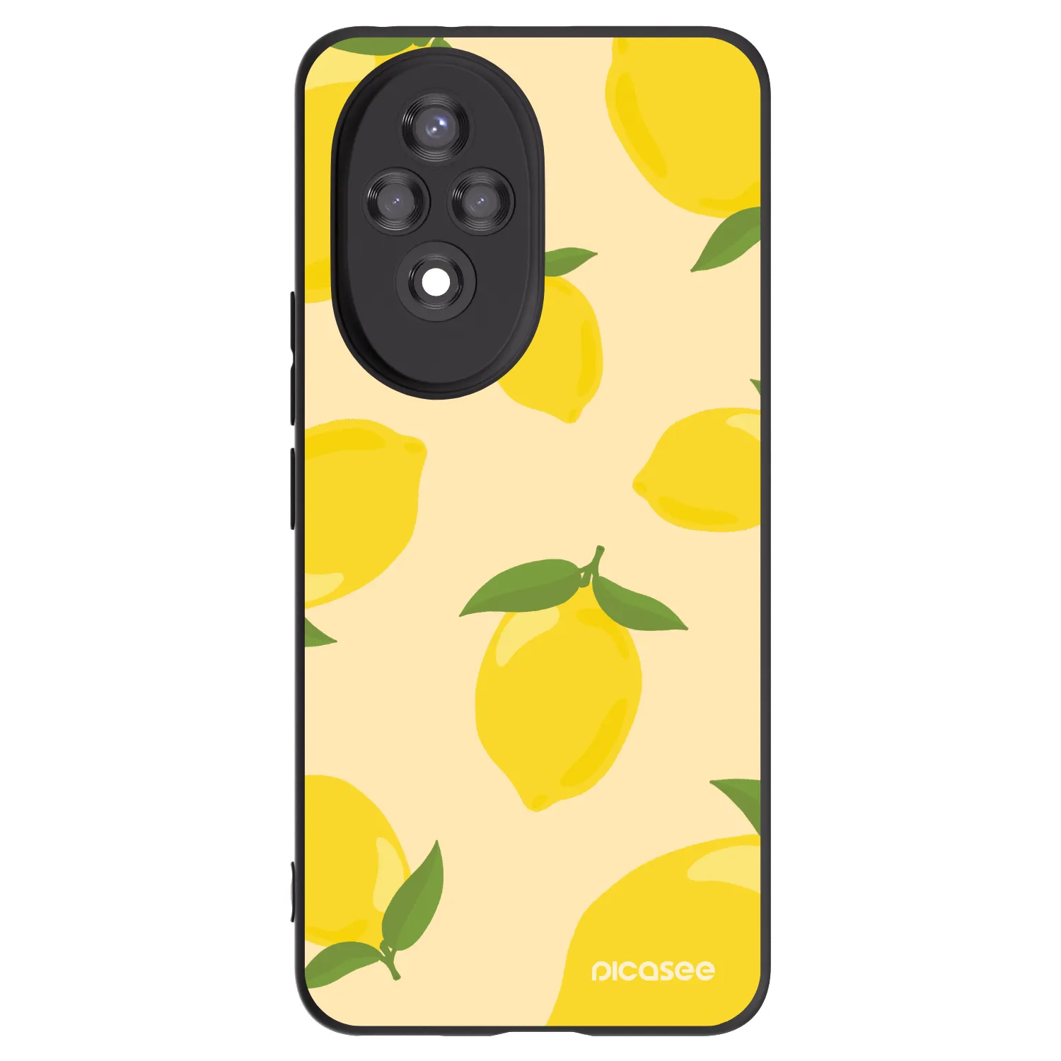 Picasee fekete szilikon tok az alábbi mobiltelefonokra Honor 200 5G - Limoncella