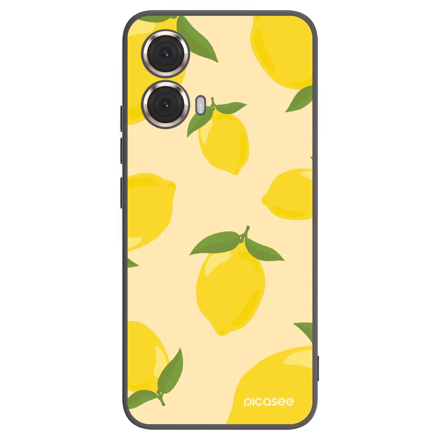 Picasee fekete szilikon tok az alábbi mobiltelefonokra Motorola Moto G85 - Limoncella