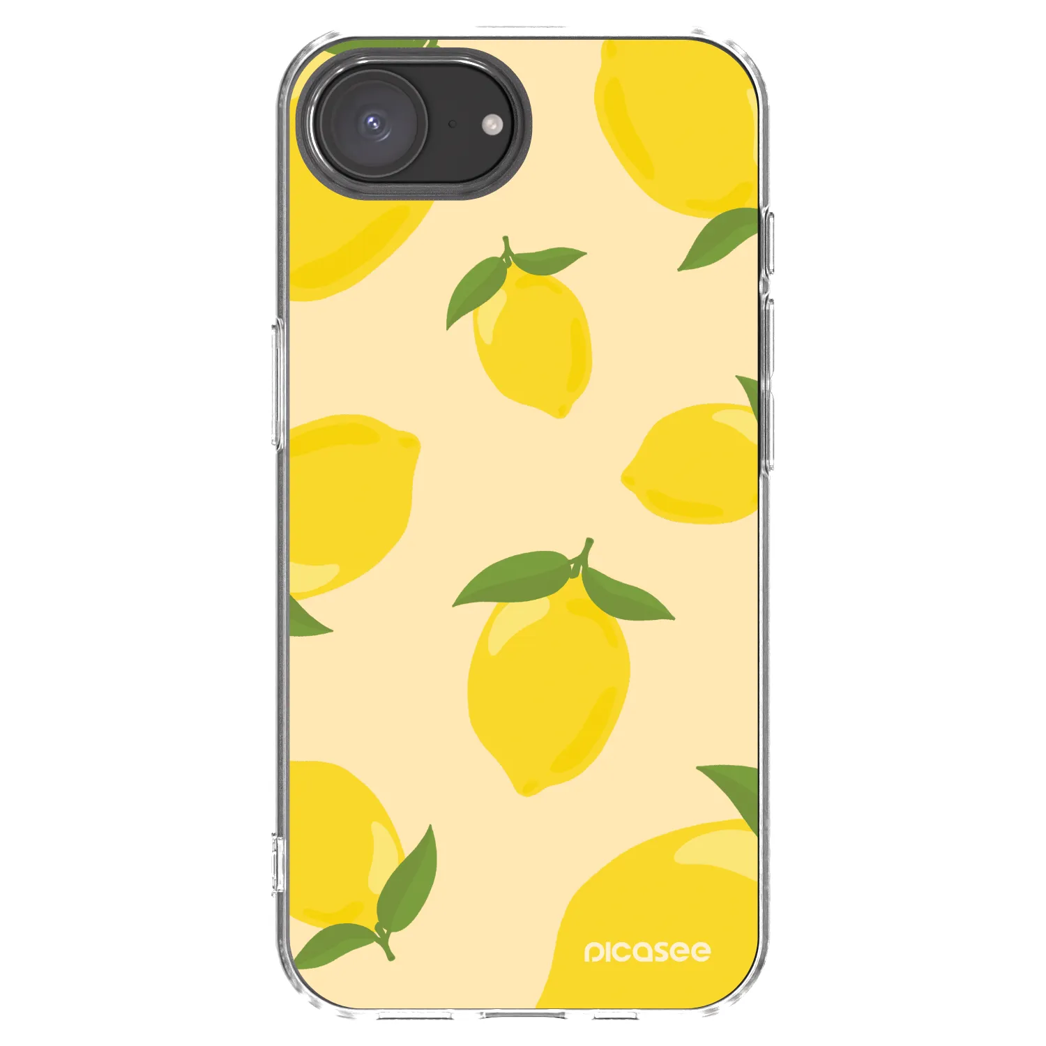 Picasee átlátszó szilikon tok az alábbi mobiltelefonokra Apple iPhone 16e - Limoncella