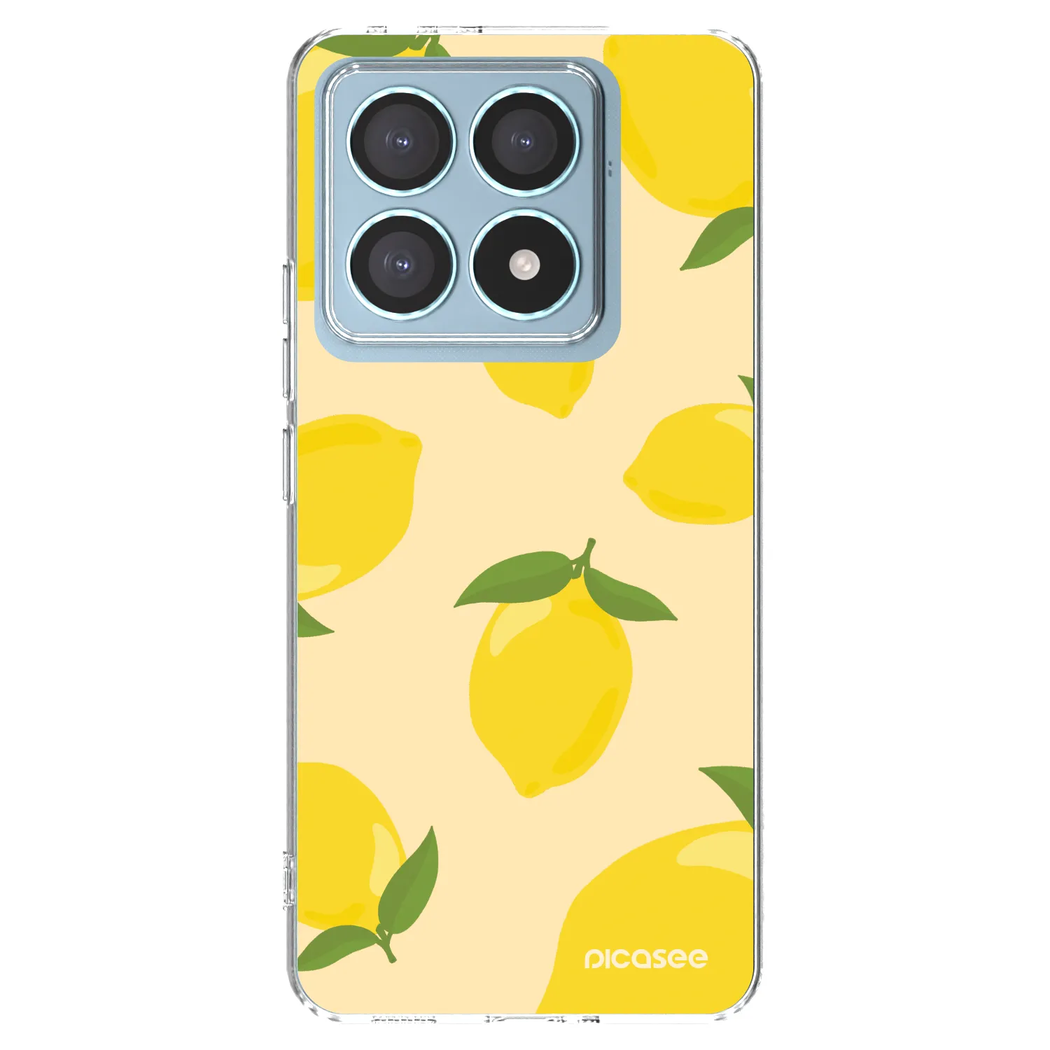 Picasee átlátszó szilikon tok az alábbi mobiltelefonokra Xiaomi 14T Pro - Limoncella