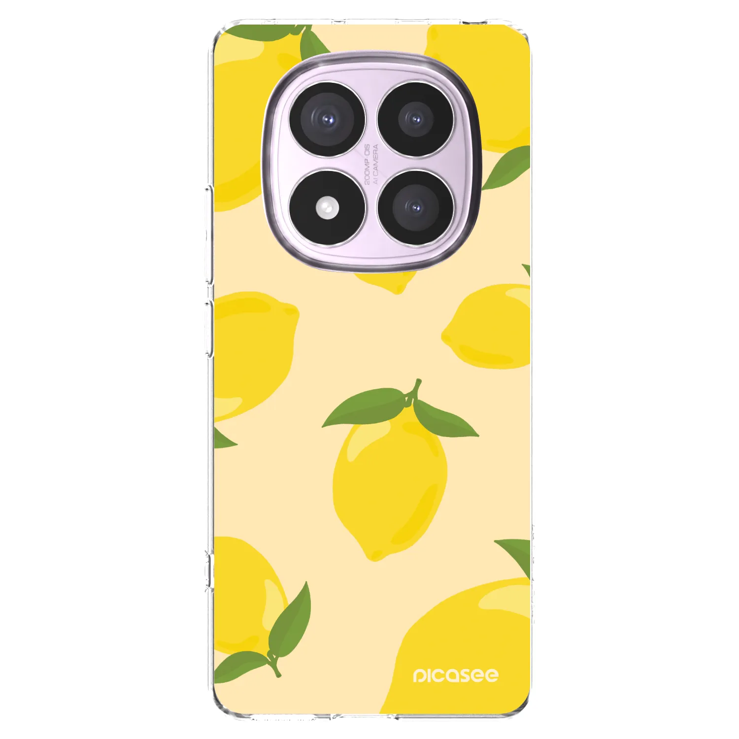 Picasee átlátszó szilikon tok az alábbi mobiltelefonokra Xiaomi Redmi Note 14 Pro 5G - Limoncella