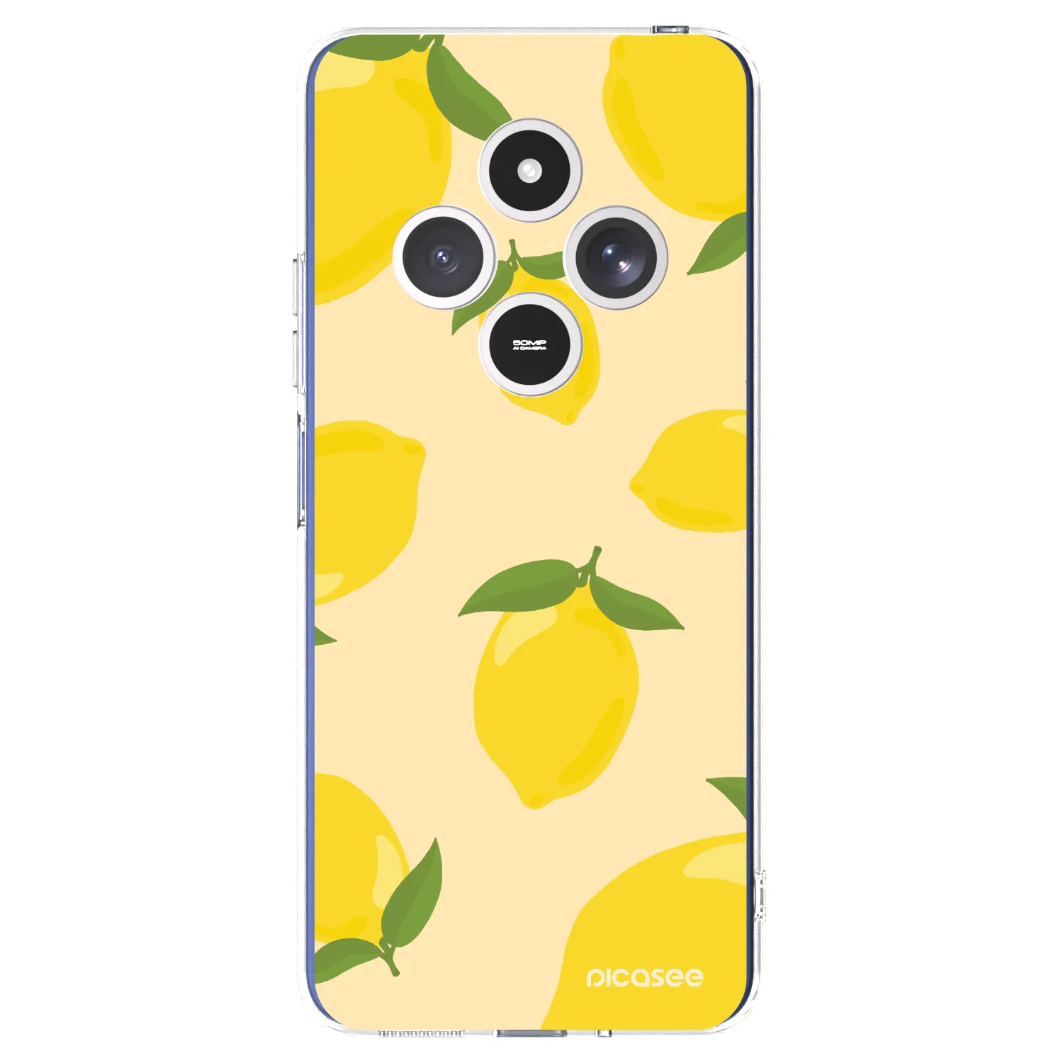 Picasee átlátszó szilikon tok az alábbi mobiltelefonokra Xiaomi Redmi 14C - Limoncella