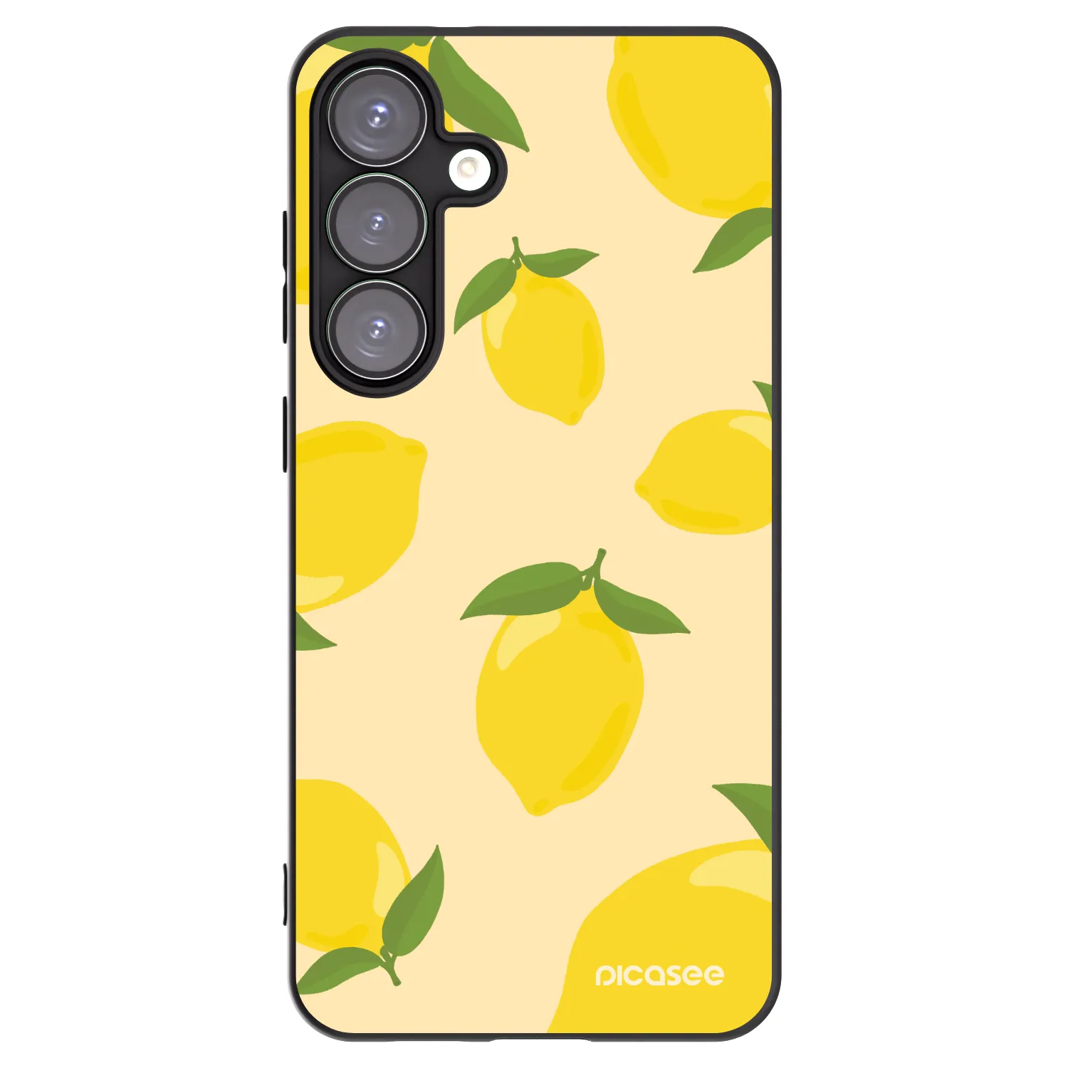 Picasee fekete szilikon tok az alábbi mobiltelefonokra Samsung Galaxy S25+ 5G - Limoncella