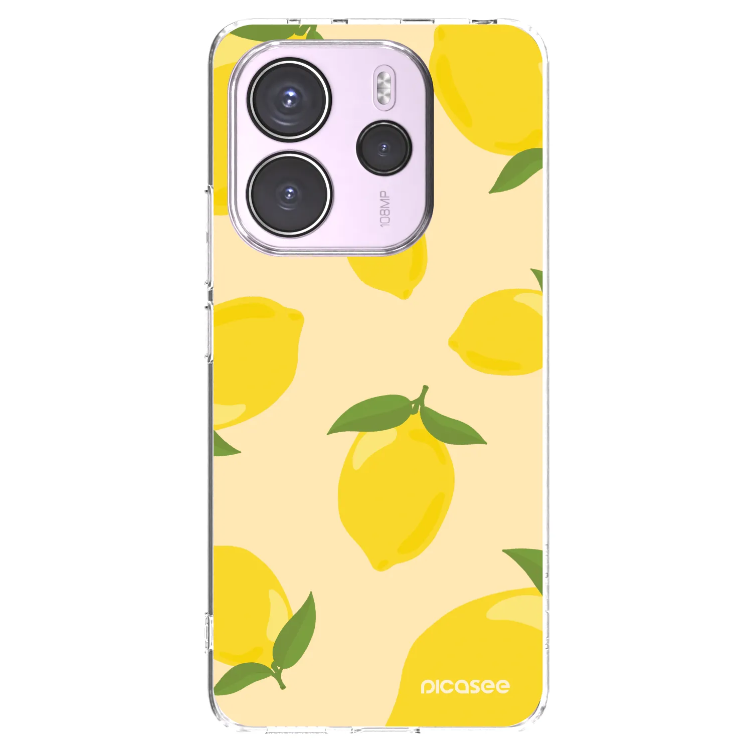 Picasee átlátszó szilikon tok az alábbi mobiltelefonokra Xiaomi Redmi Note 14 4G - Limoncella