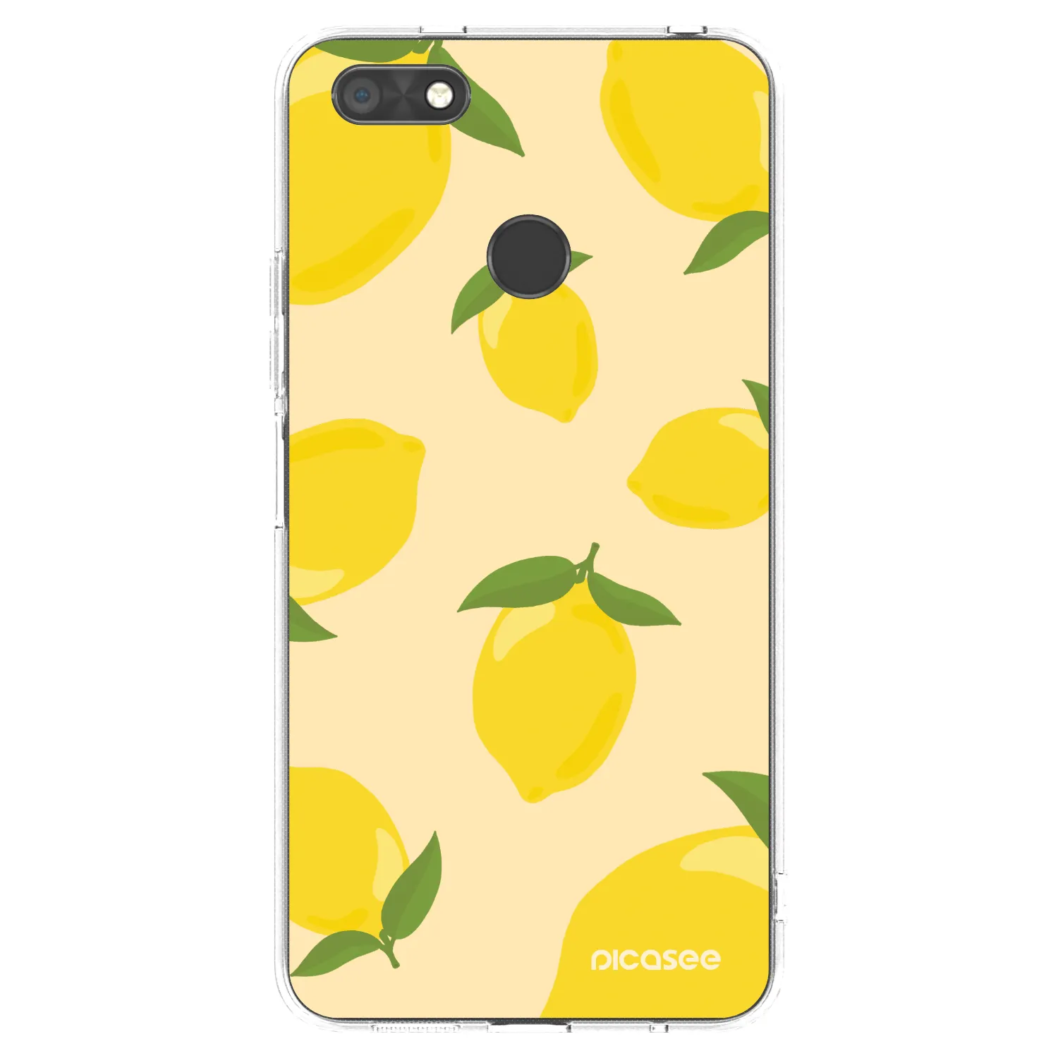 Picasee átlátszó szilikon tok az alábbi mobiltelefonokra Huawei P9 Lite Mini - Limoncella