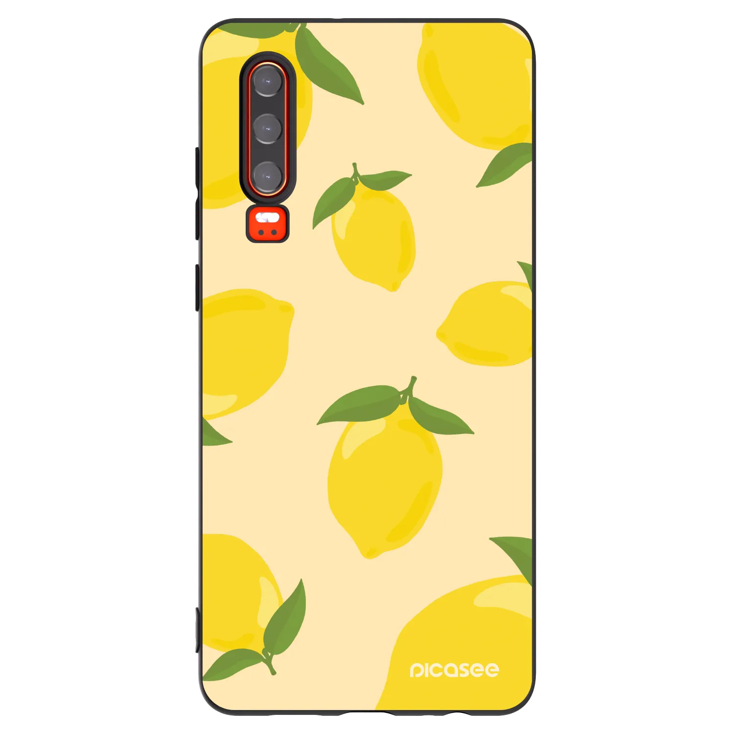 Picasee fekete szilikon tok az alábbi mobiltelefonokra Huawei P30 - Limoncella