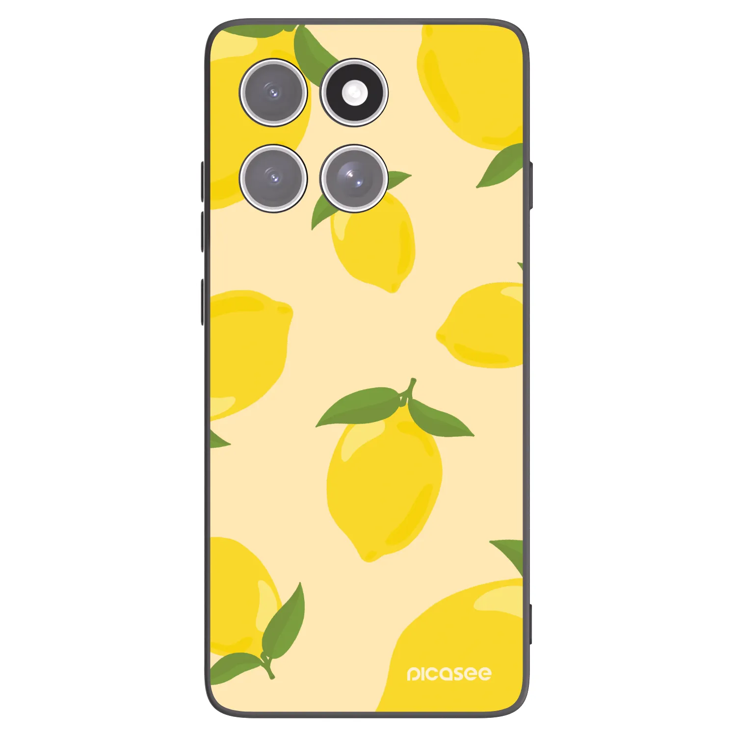 Picasee fekete szilikon tok az alábbi mobiltelefonokra Motorola Edge 60 Pro - Limoncella