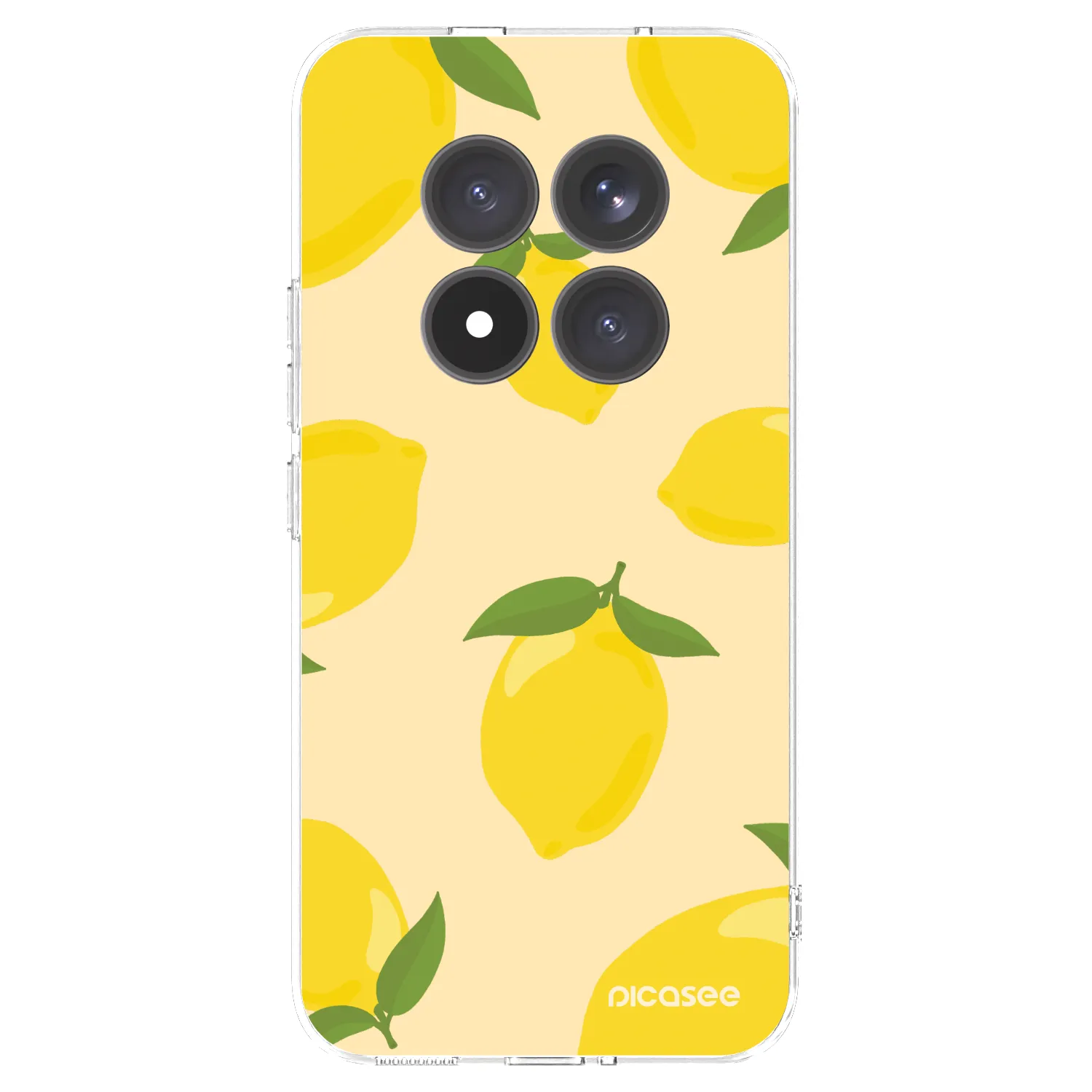 Picasee átlátszó szilikon tok az alábbi mobiltelefonokra Xiaomi Redmi Note 15 Pro+ - Limoncella