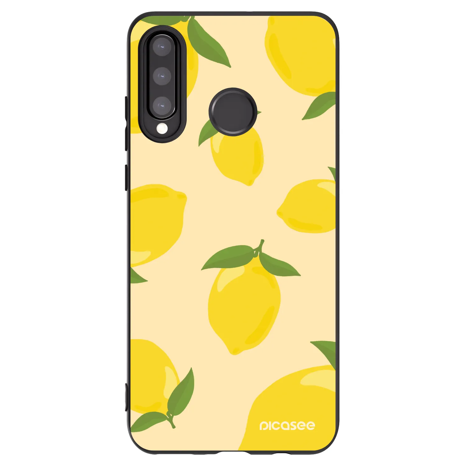 Picasee fekete szilikon tok az alábbi mobiltelefonokra Huawei P30 Lite - Limoncella