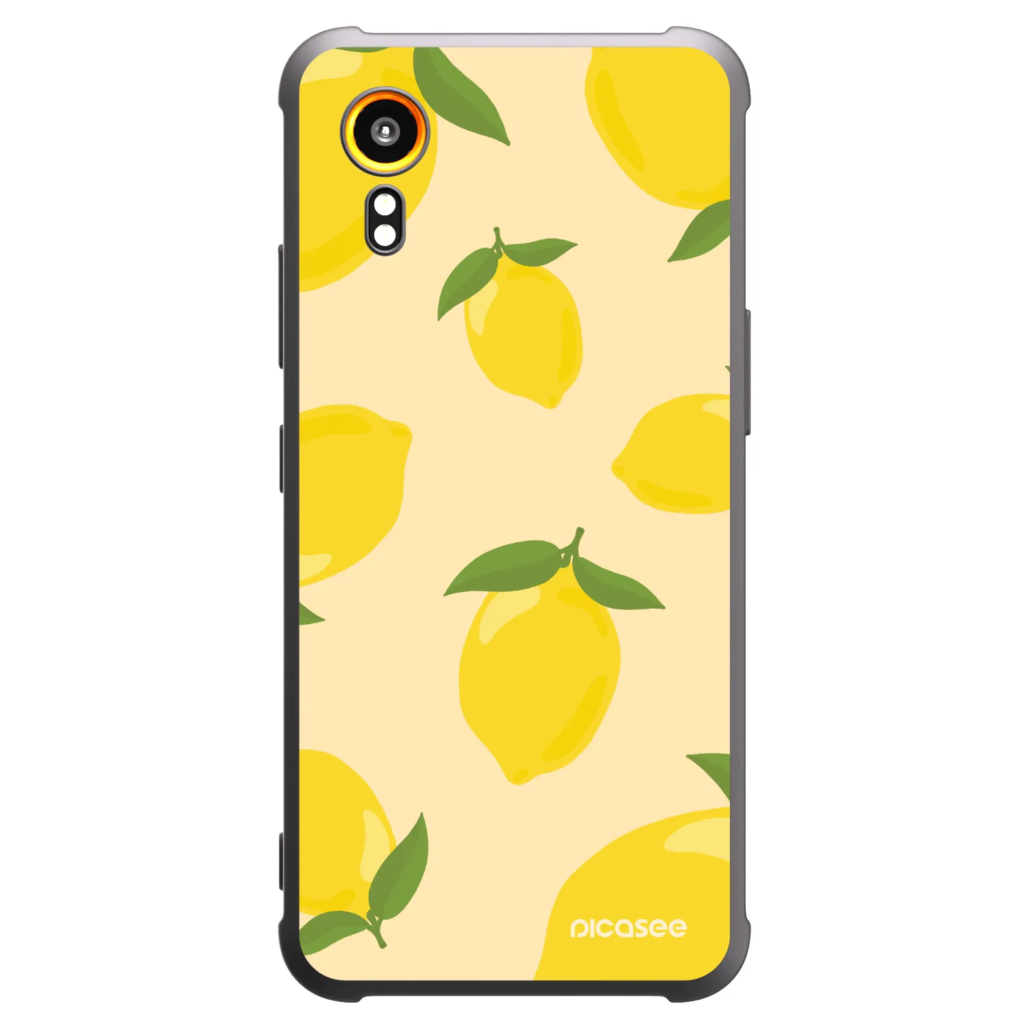 Picasee fekete szilikon tok az alábbi mobiltelefonokra Samsung Galaxy XCover 7 - Limoncella