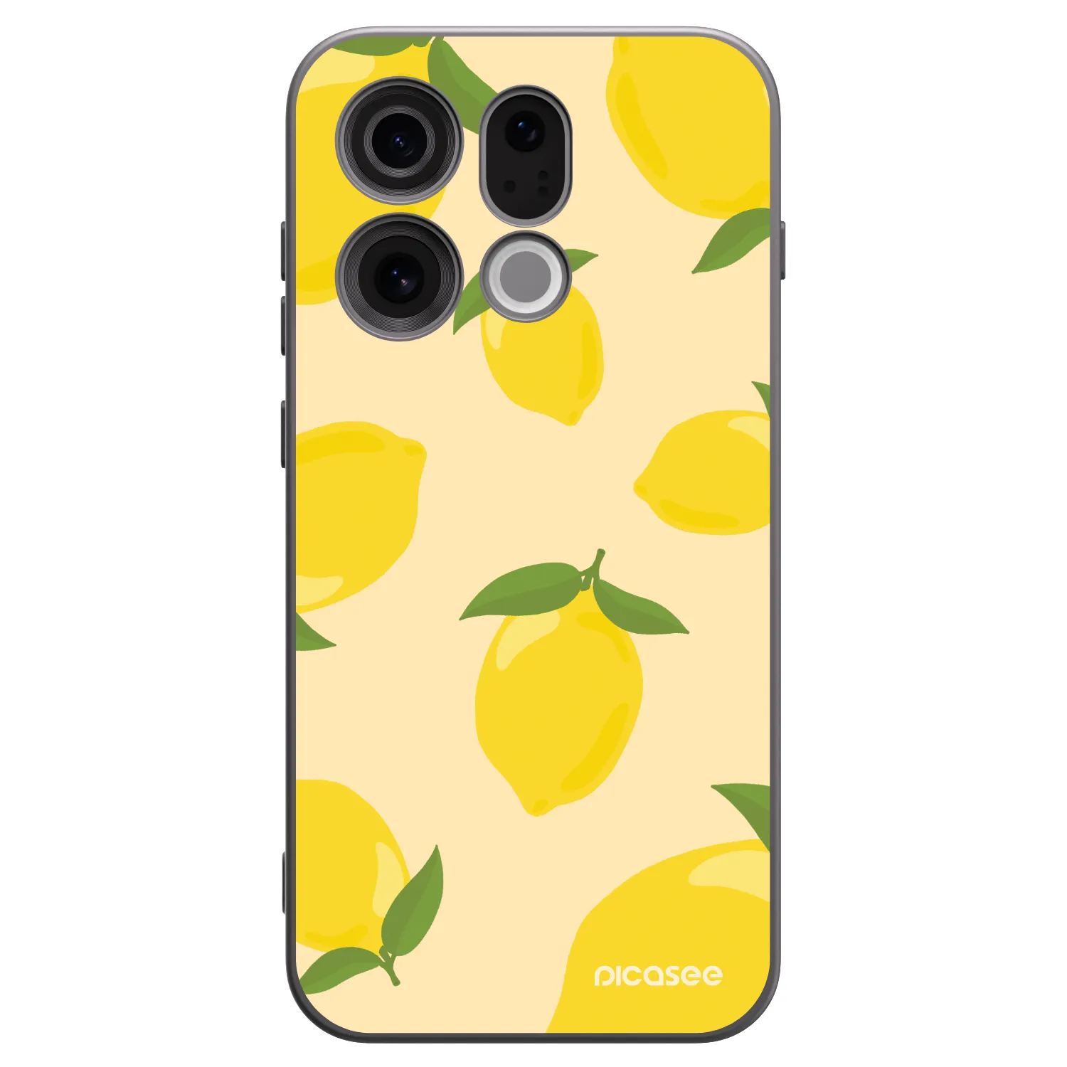 Picasee fekete szilikon tok az alábbi mobiltelefonokra OPPO Find X9 - Limoncella
