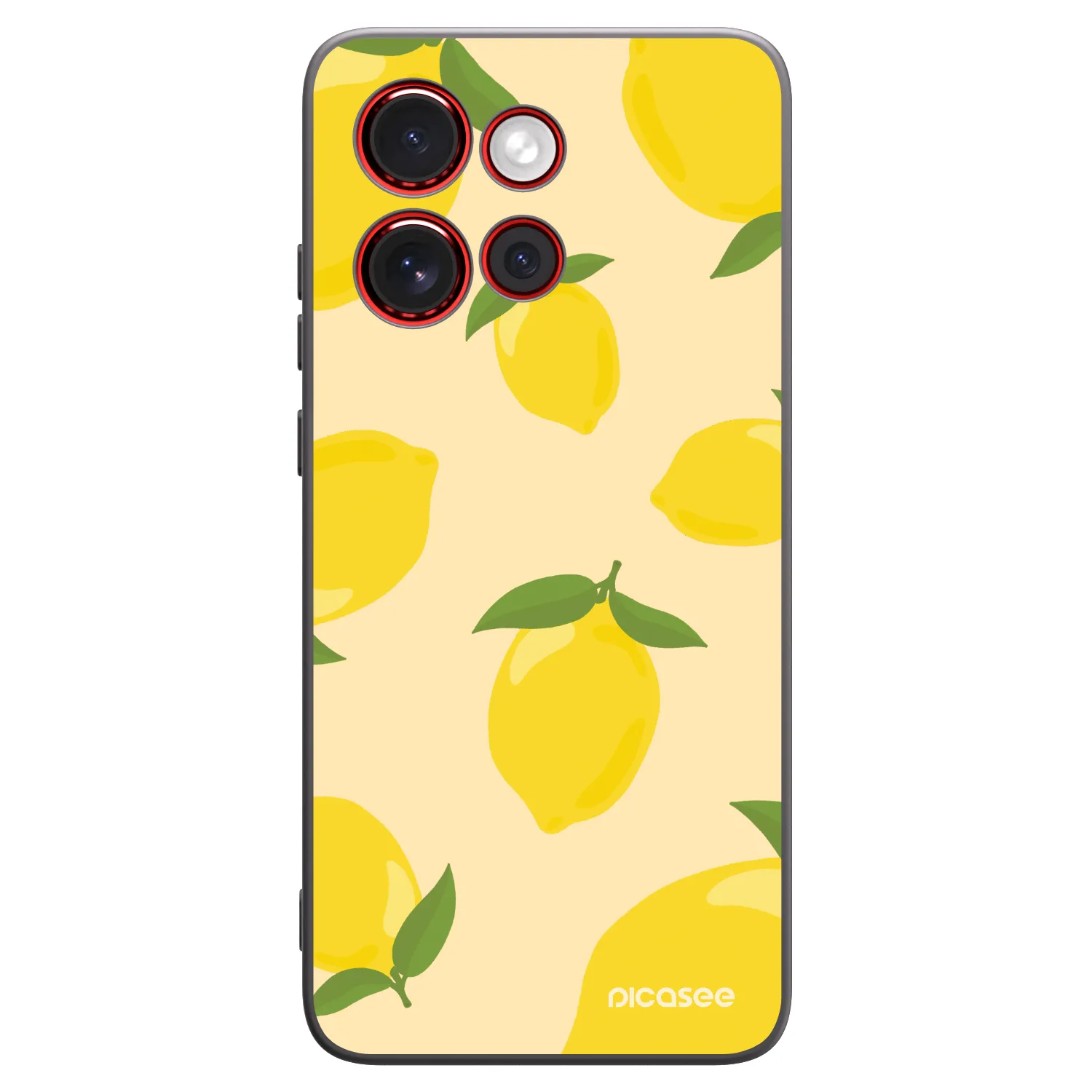 Picasee fekete szilikon tok az alábbi mobiltelefonokra Motorola Edge 60 Neo 5G - Limoncella