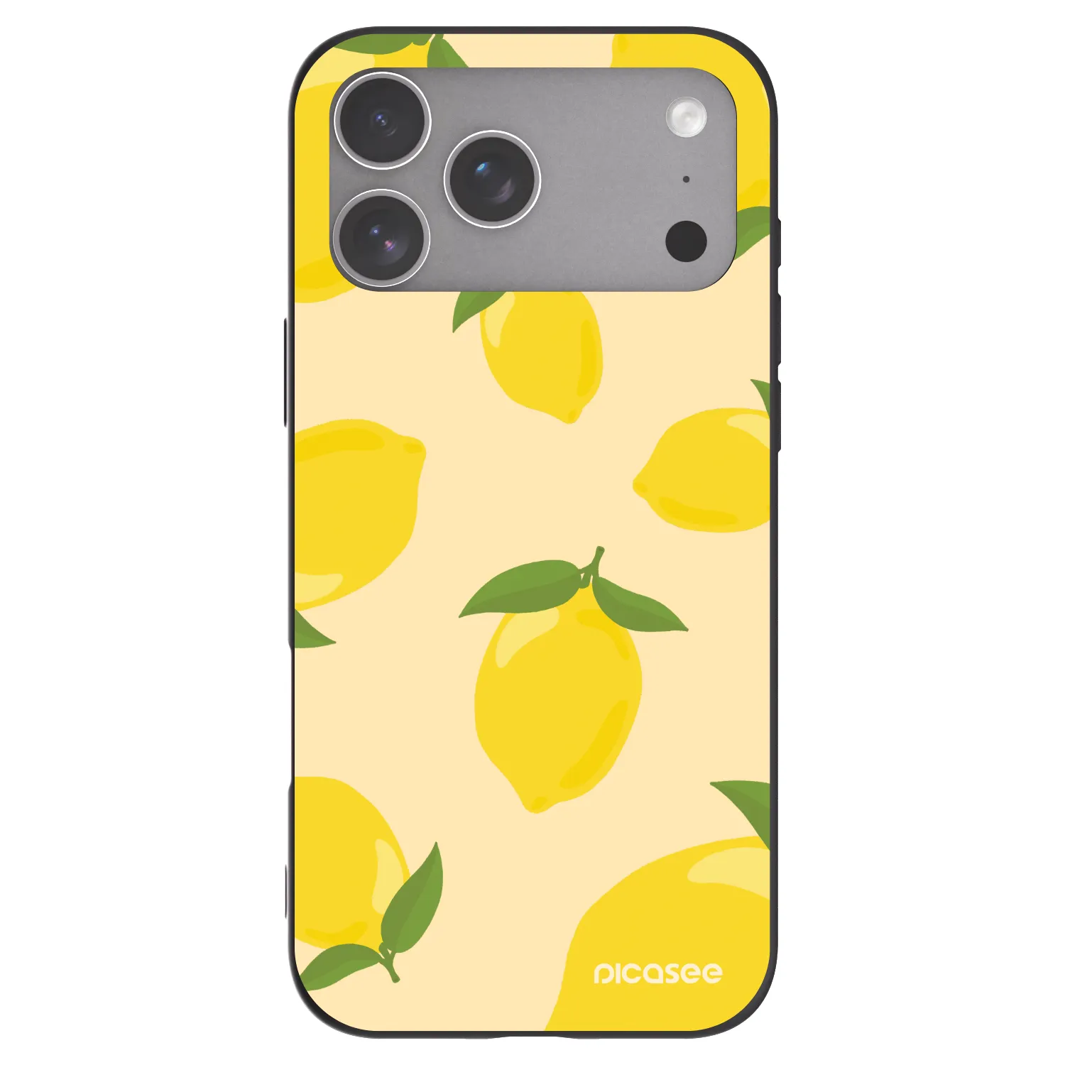 Picasee fekete szilikon tok az alábbi mobiltelefonokra Apple iPhone 18 Pro Max - Limoncella