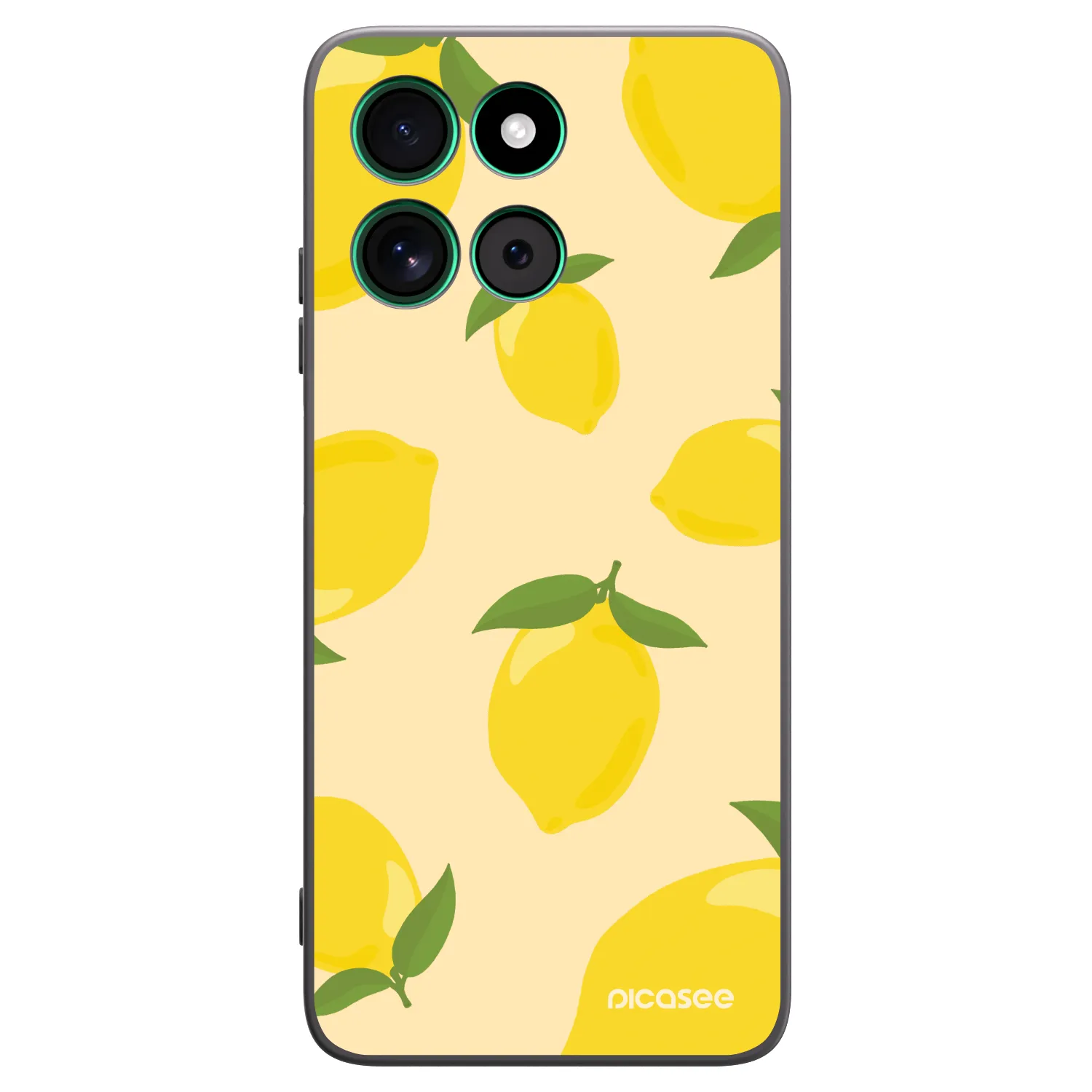 Picasee fekete szilikon tok az alábbi mobiltelefonokra Motorola Moto G57 Power - Limoncella
