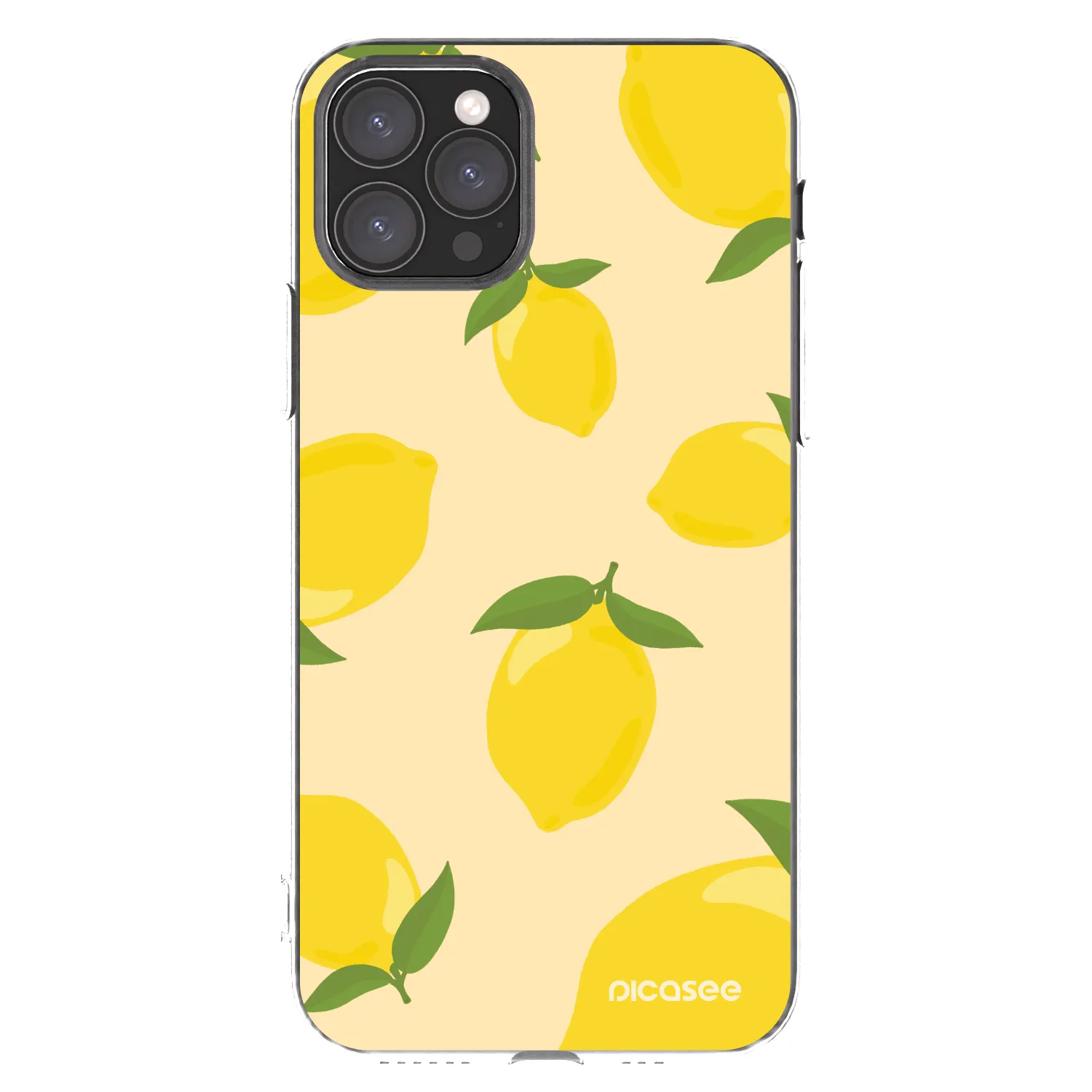 Picasee átlátszó szilikon tok az alábbi mobiltelefonokra Apple iPhone 11 Pro - Limoncella