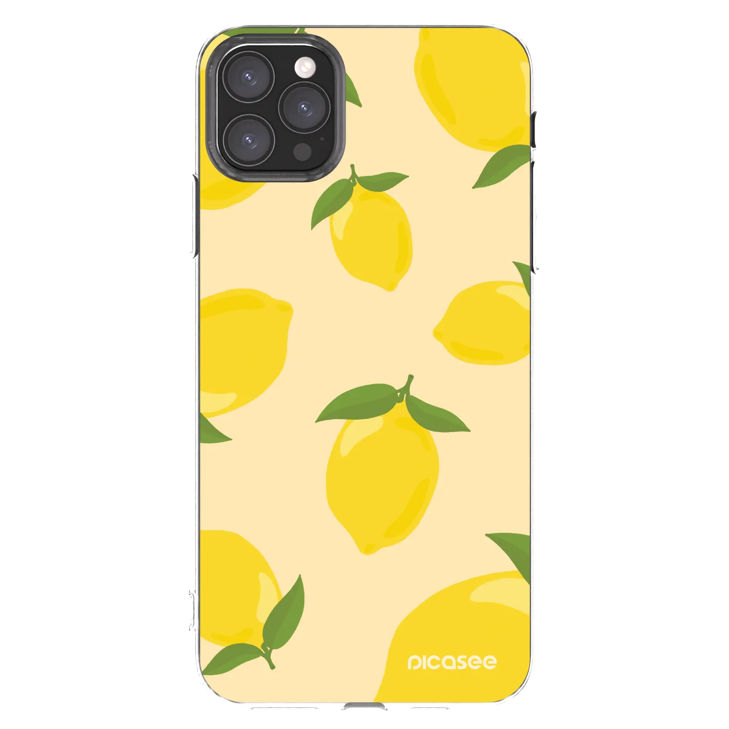 Picasee átlátszó szilikon tok az alábbi mobiltelefonokra Apple iPhone 11 Pro Max - Limoncella