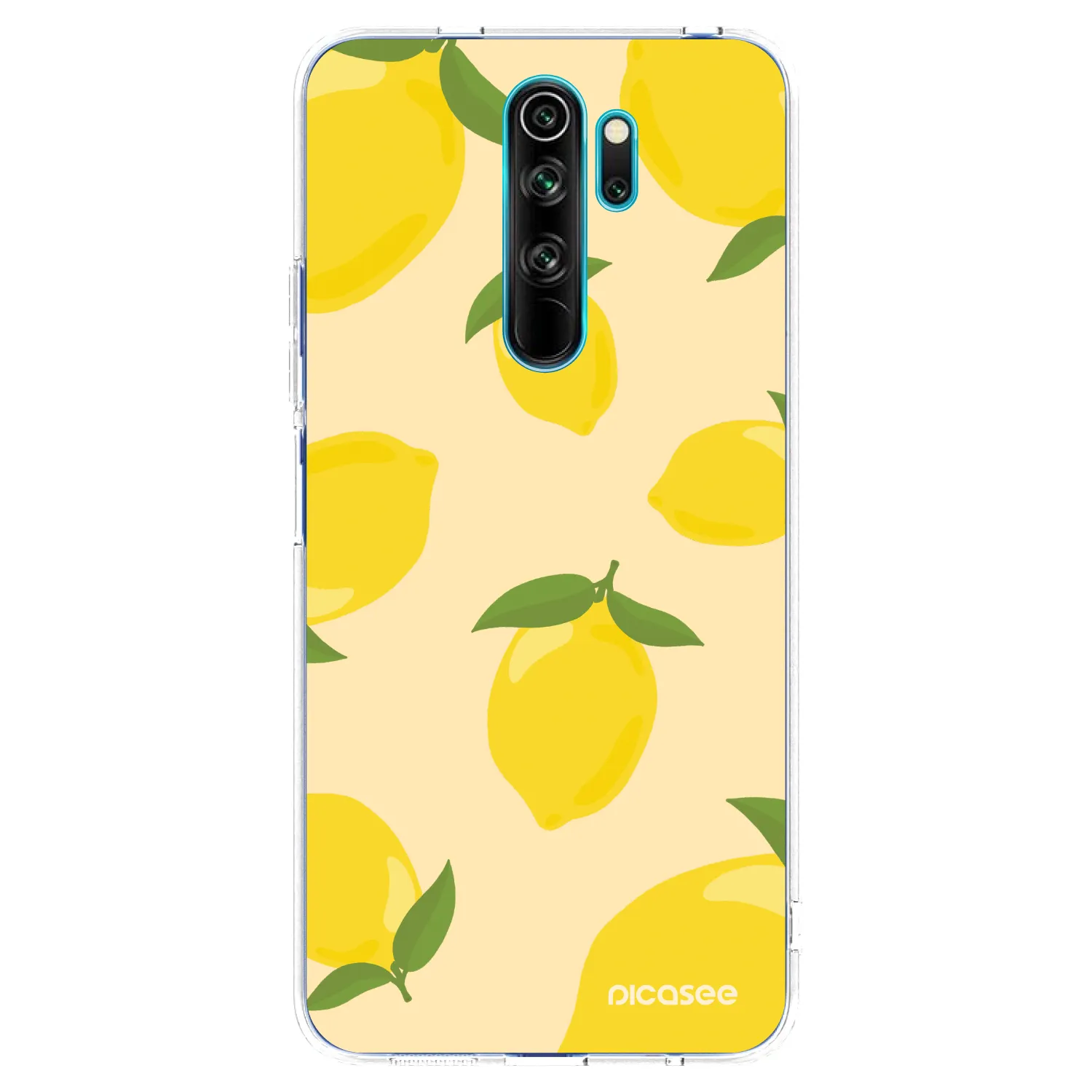 Picasee átlátszó szilikon tok az alábbi mobiltelefonokra Xiaomi Redmi Note 8 Pro - Limoncella
