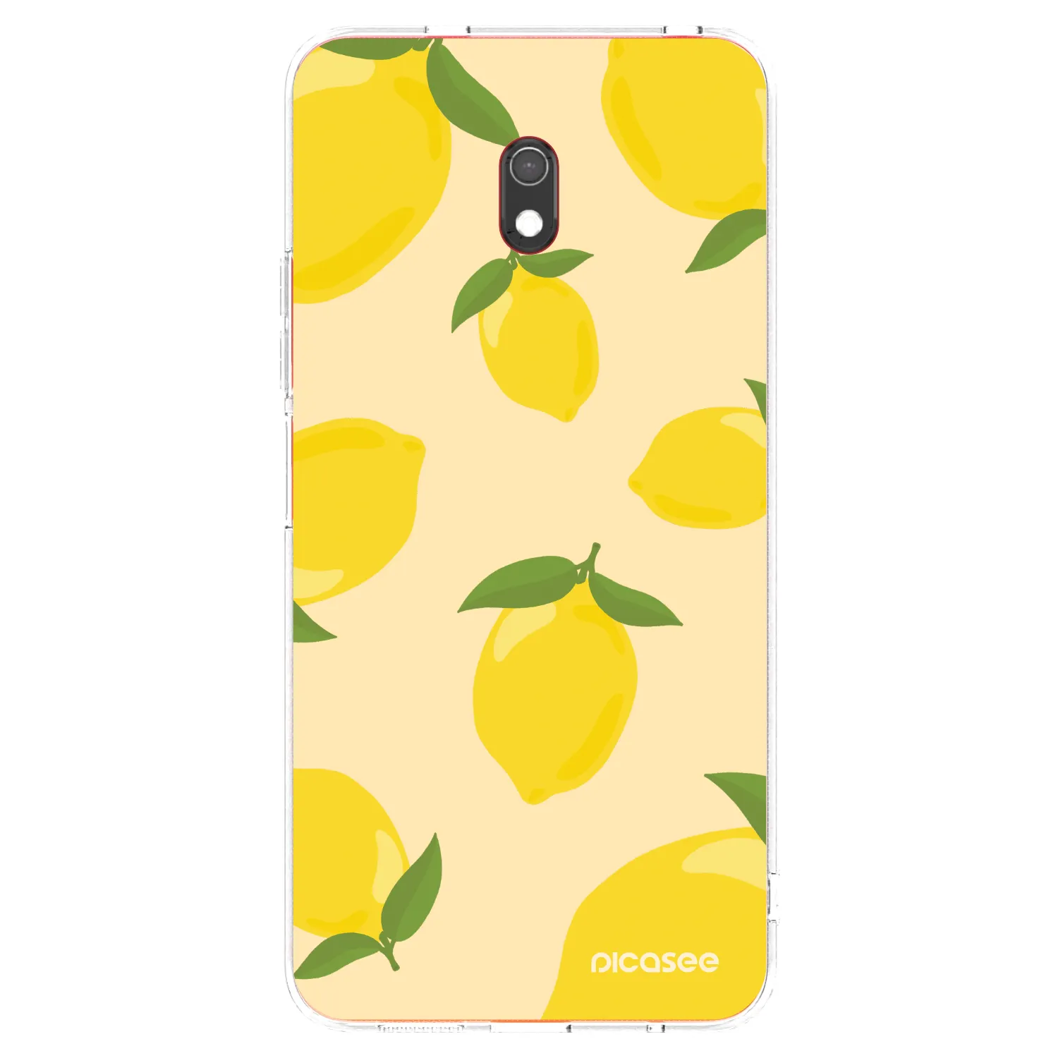 Picasee átlátszó szilikon tok az alábbi mobiltelefonokra Xiaomi Redmi 8A - Limoncella