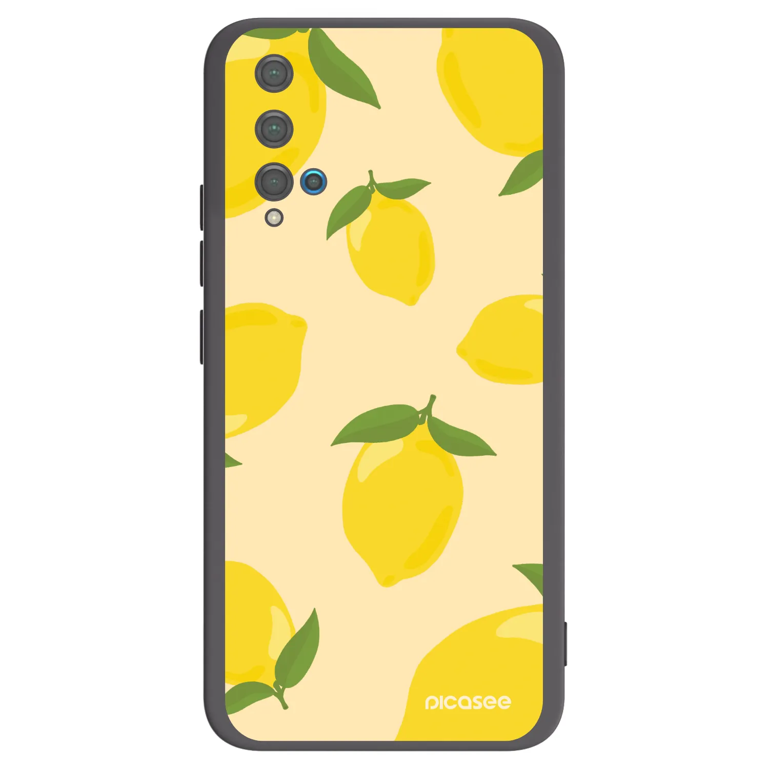 Picasee fekete szilikon tok az alábbi mobiltelefonokra Huawei Nova 5T - Limoncella