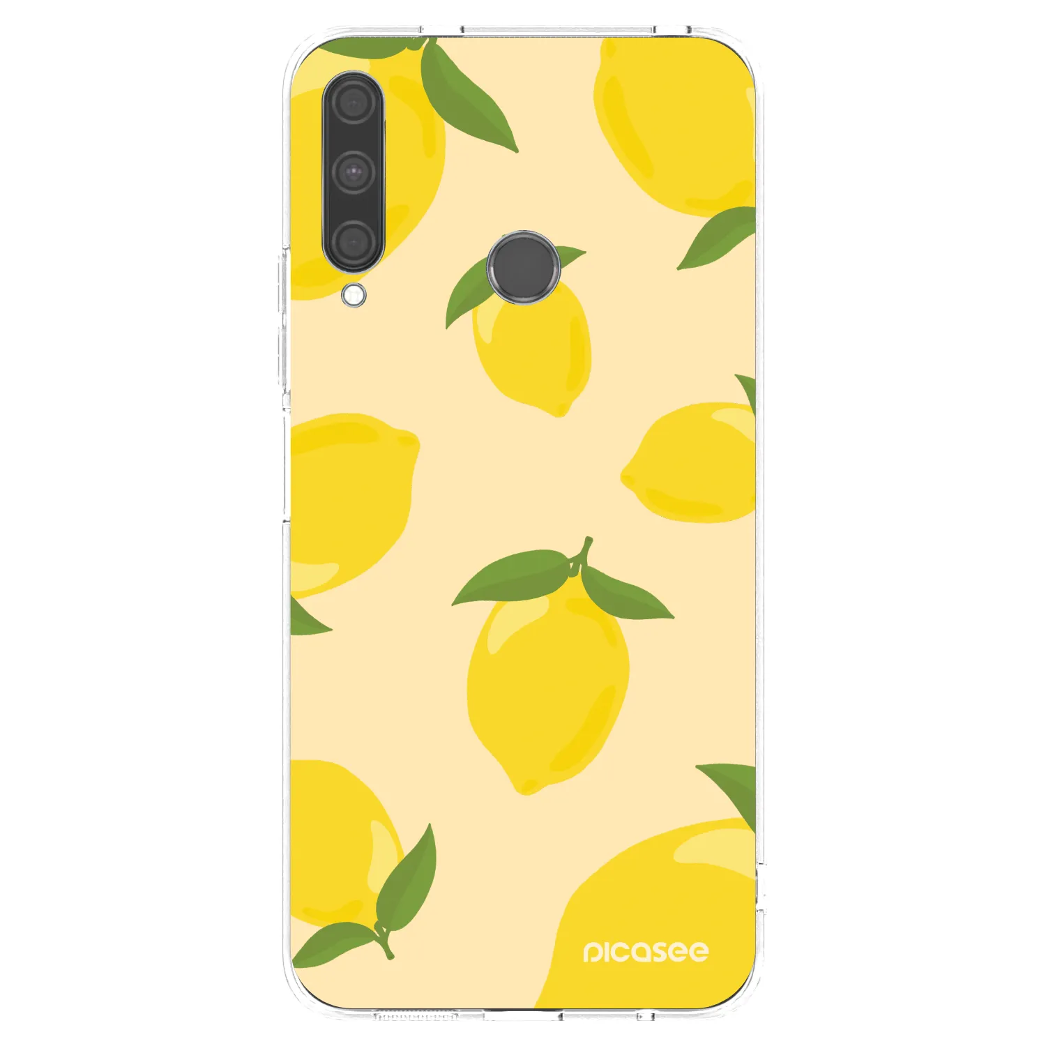Picasee átlátszó szilikon tok az alábbi mobiltelefonokra Huawei P40 Lite E - Limoncella