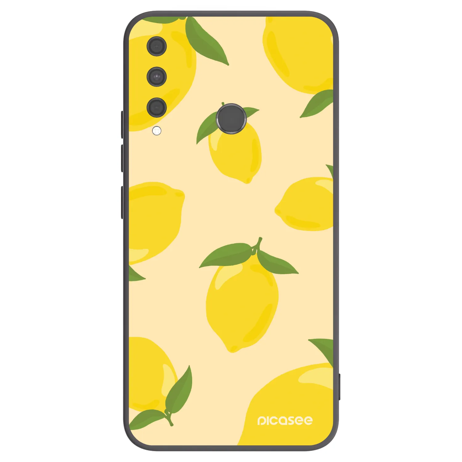 Picasee fekete szilikon tok az alábbi mobiltelefonokra Huawei P40 Lite E - Limoncella