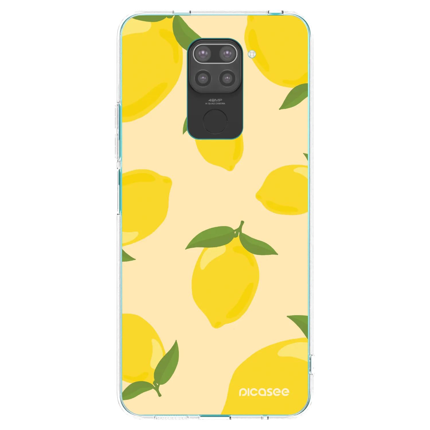 Picasee fekete szilikon tok az alábbi mobiltelefonokra Xiaomi Redmi Note 9 - Limoncella