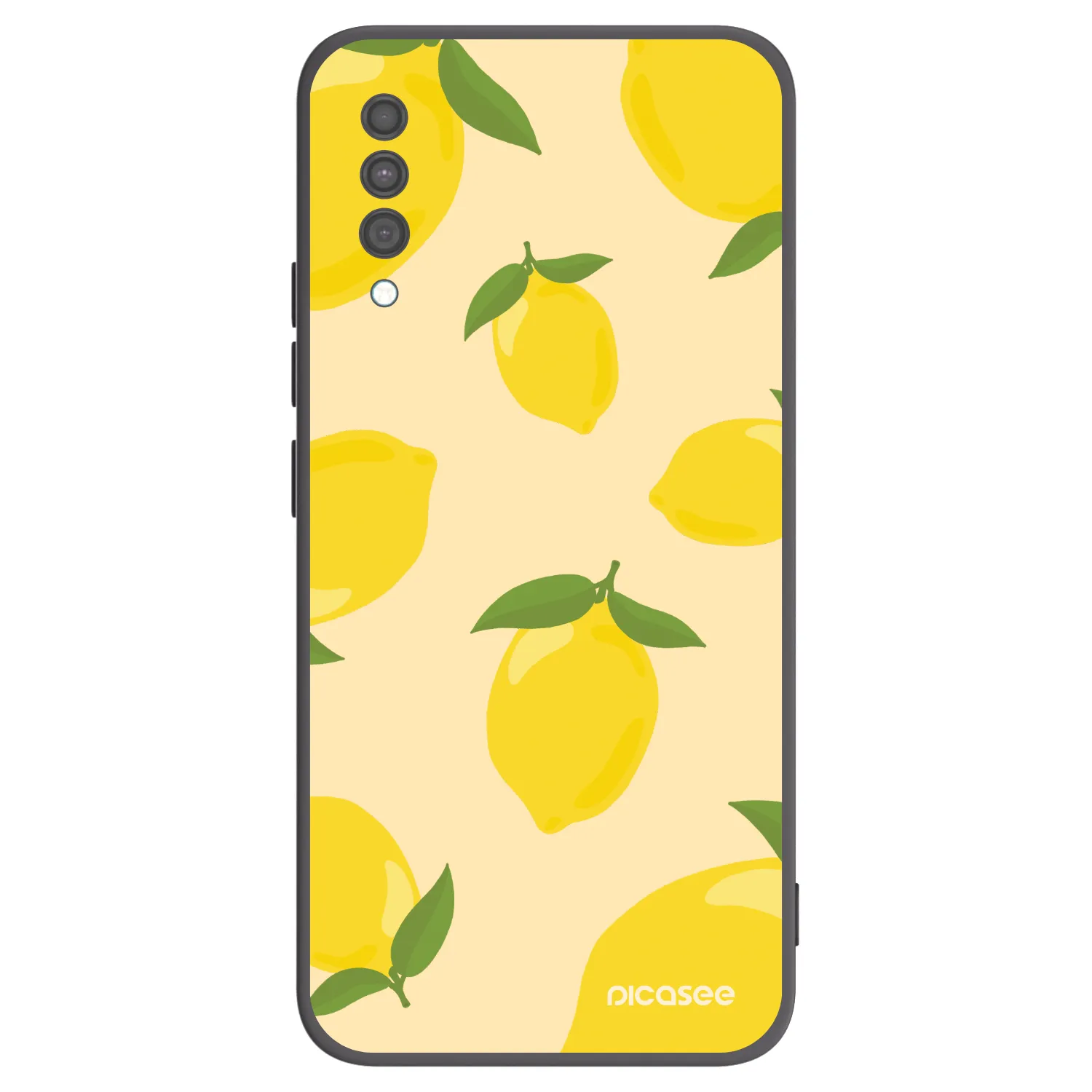 Picasee fekete szilikon tok az alábbi mobiltelefonokra Samsung Galaxy A30s A307F - Limoncella