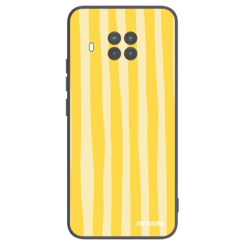 Picasee fekete szilikon tok az alábbi mobiltelefonokra Xiaomi Mi 10T Lite - Lines lemon