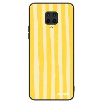 Szilikon tok erre a típusra Xiaomi Redmi Note 9 Pro - Lines lemon