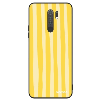 Szilikon tok erre a típusra Xiaomi Redmi 9 - Lines lemon