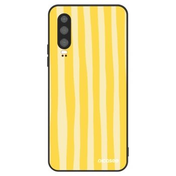 Szilikon tok erre a típusra Huawei P30 - Lines lemon