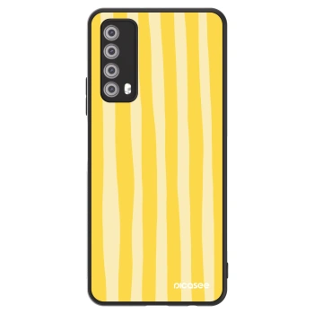 Szilikon tok erre a típusra Huawei P Smart 2021 - Lines lemon