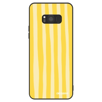 Szilikon tok erre a típusra Samsung Galaxy S8 G950F - Lines lemon