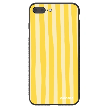 Szilikon tok erre a típusra Apple iPhone 8 Plus - Lines lemon