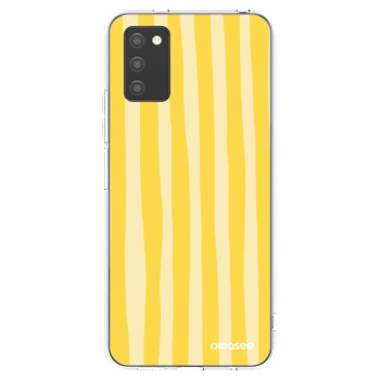 Tok az alábbi mobiltelefonokra Samsung Galaxy A03s A037G - Lines lemon