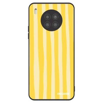 Szilikon tok erre a típusra Huawei Nova 8i - Lines lemon