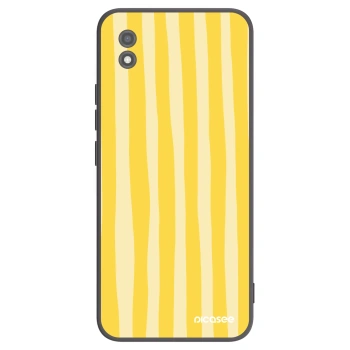Picasee fekete szilikon tok az alábbi mobiltelefonokra Realme C11 (2021) - Lines lemon