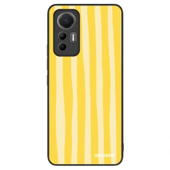 Szilikon tok erre a típusra Xiaomi 12 Lite - Lines lemon