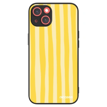 Picasee ULTIMATE CASE MagSafe Apple iPhone 13 - készülékre - Lines lemon