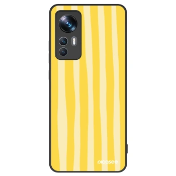 Szilikon tok erre a típusra Xiaomi 12T Pro - Lines lemon