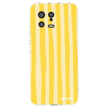 Picasee átlátszó szilikon tok az alábbi mobiltelefonokra Xiaomi 13 - Lines lemon