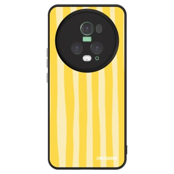 Szilikon tok erre a típusra Honor Magic5 Pro - Lines lemon