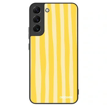 Picasee ULTIMATE CASE PowerShare Samsung Galaxy S22+ 5G - készülékre - Lines lemon