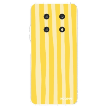 Picasee átlátszó szilikon tok az alábbi mobiltelefonokra Honor Magic4 Lite 5G - Lines lemon