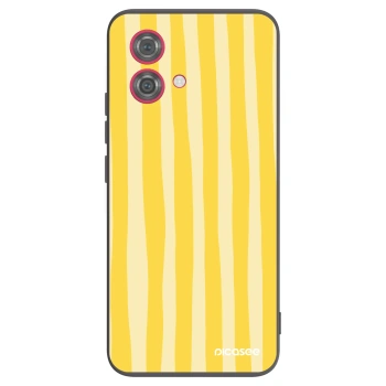 Tok az alábbi mobiltelefonokra Motorola Moto G84 5G - Lines lemon