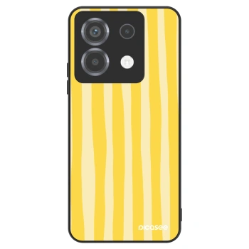 Szilikon tok erre a típusra Xiaomi Poco X6 - Lines lemon